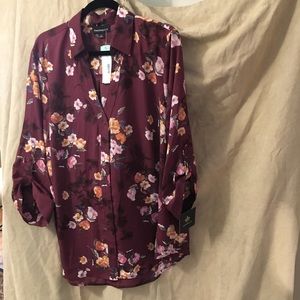 Button front blouse
